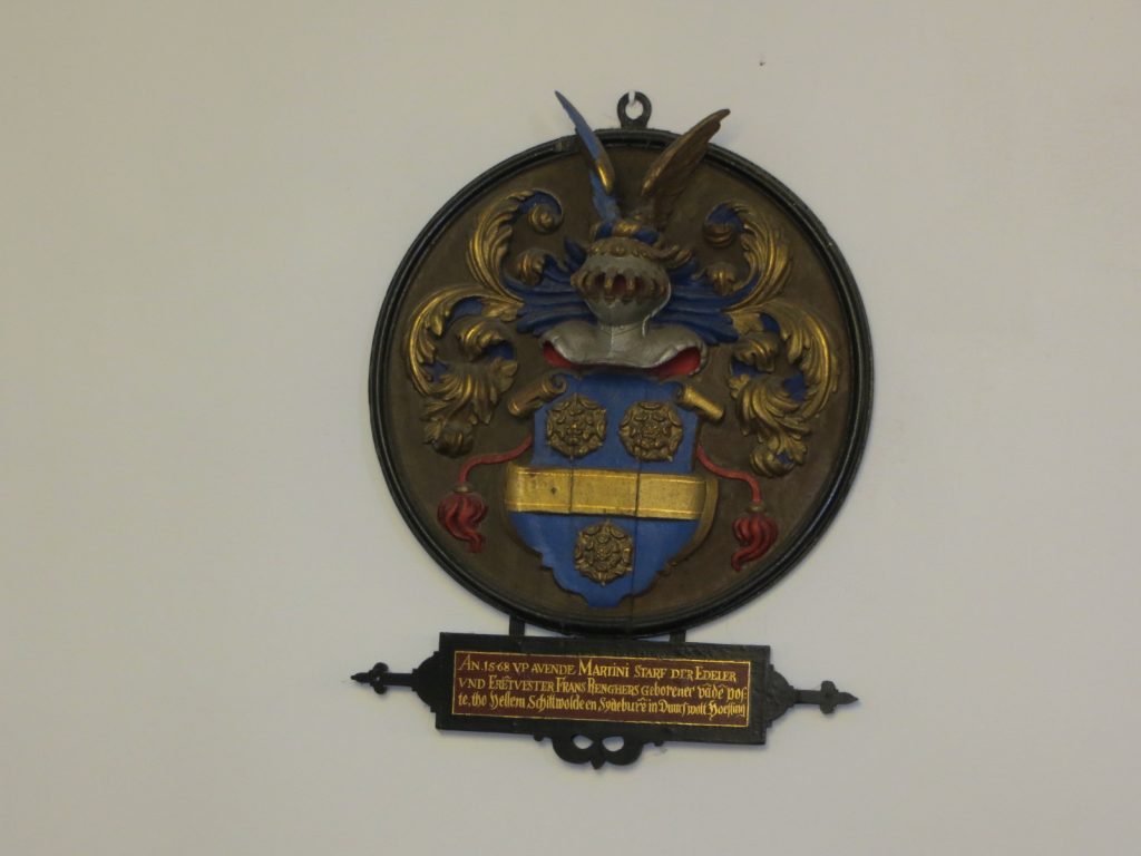 Walfriduskerk: oudste wapenbord provincie Groningen: Frans Rengers