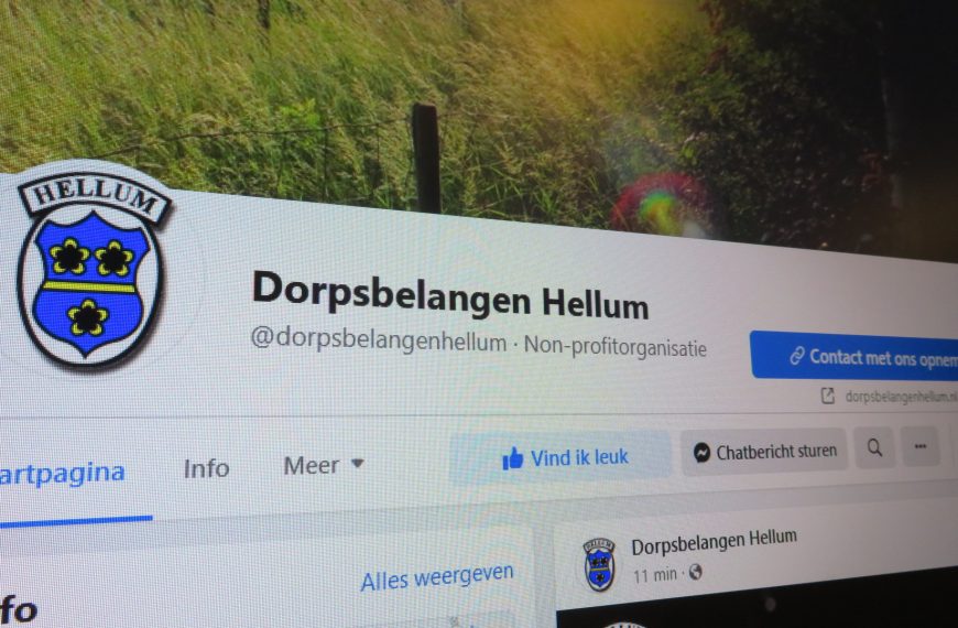 Dorpsbelangen Hellum nu ook op Facebook!