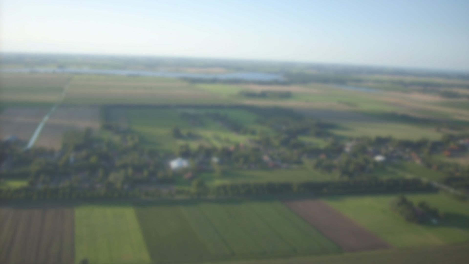 Luchtfoto blur tbv dorpsvisie