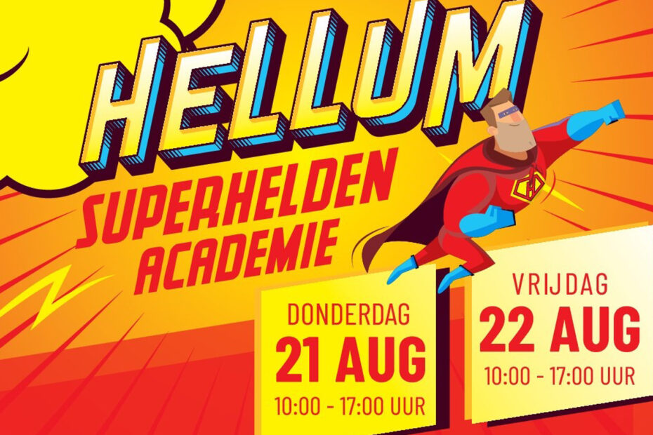Kinderspeelweek 2025: Hellum Superheldenacademie & dorpsbarbecue - achtergrond