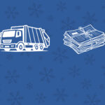 Oud papier inzameling winter 2026 - achtergrond