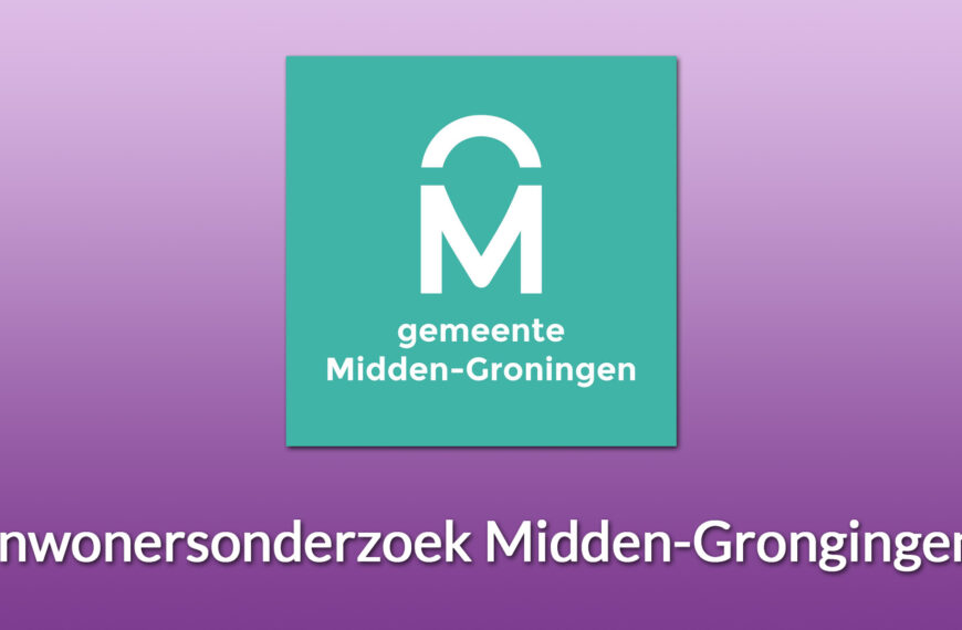 Inwonersonderzoek Midden-Groningen - najaar 2026
