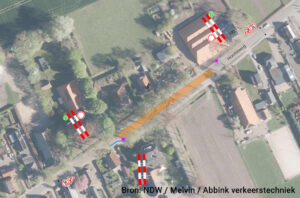 Wegwerkzaamheden oktober 2026 luchtfoto